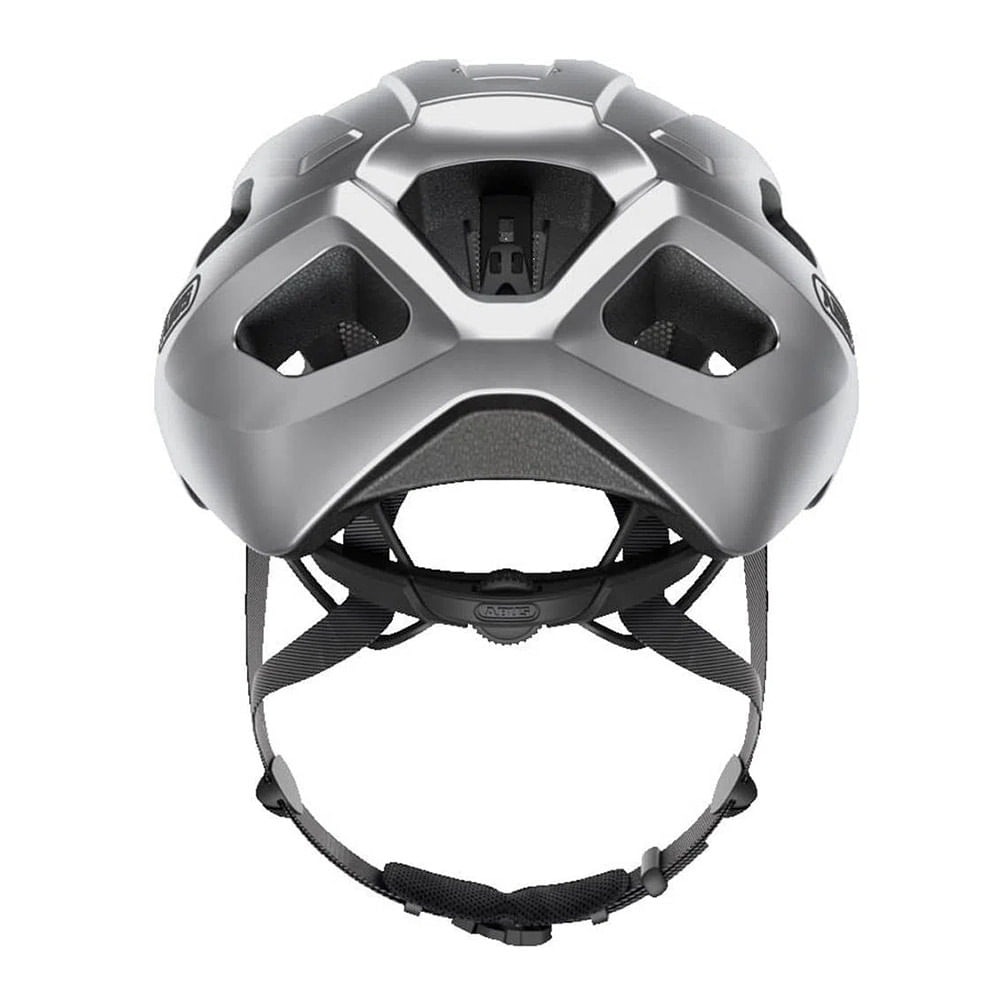 Imagen 2 del producto Casco deportivo Abus Macator L carcasa de policarbonato 5 entradas/8 salidas de aire 58-62cm gleam silver