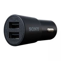 Cargador de auto Sony dual, carga rápida, 4.8A