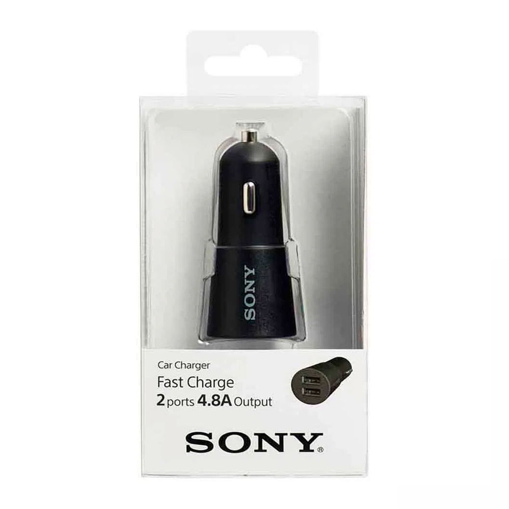 Imagen 2 del producto Cargador de auto Sony dual, carga rápida, 4.8A