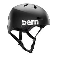 Casco Bern Macon M carcasa ABS, espuma EPS, 55.5-57 cm, negro mate