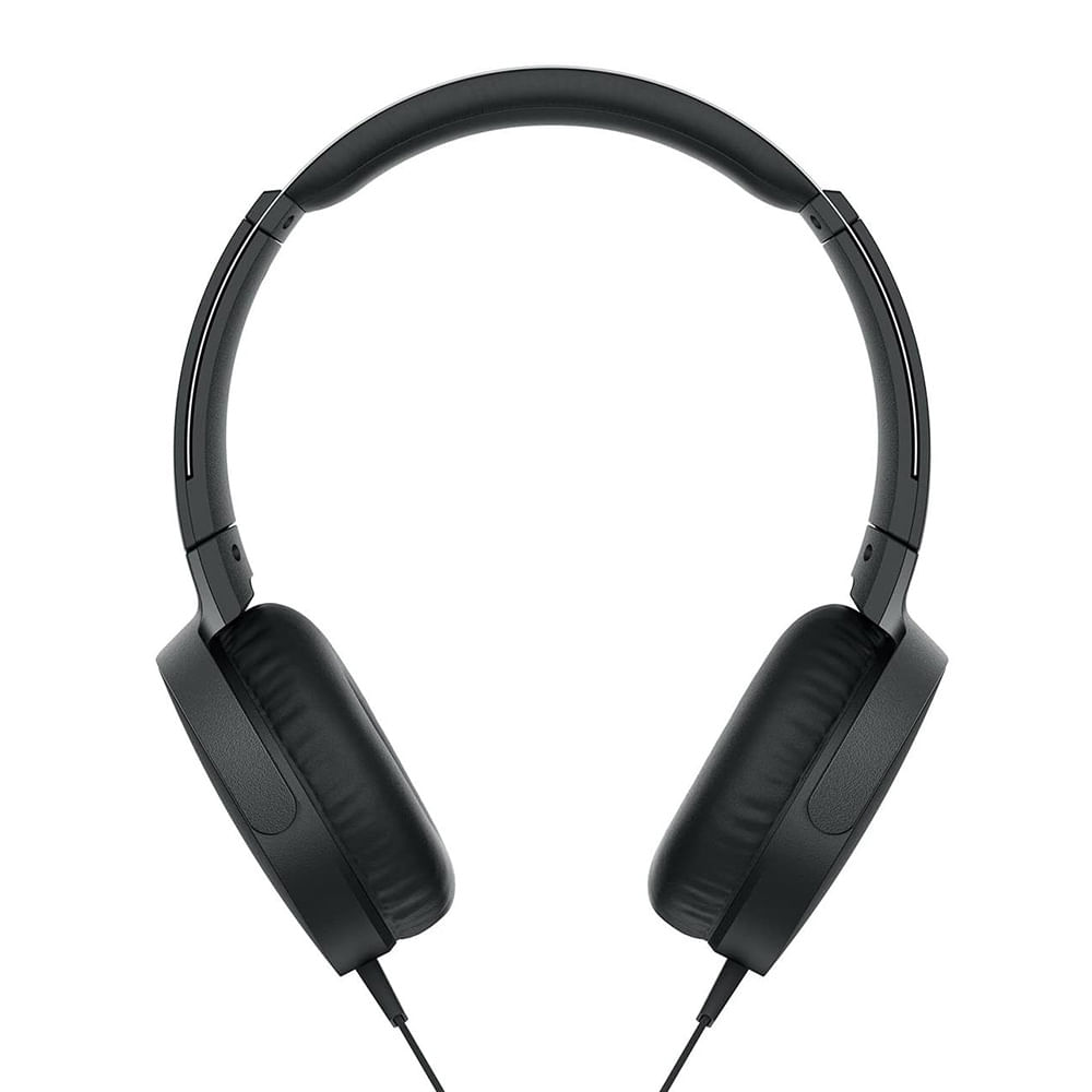 Imagen 2 del producto Audífonos on ear con micrófono Sony MDRXB550AP almohadillas acolchadas, conector 3.5 mm, control de música y llamadas, cable plano, negro