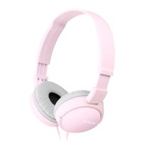 Audífonos on ear sin micrófono Sony MDR-ZX110 diseño plegable giratorio, conector 3.5 mm, rosado