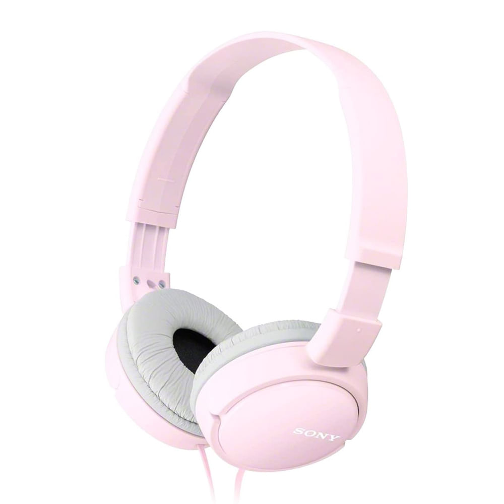 Imagen 1 del producto Audífonos on ear sin micrófono Sony MDR-ZX110 diseño plegable giratorio, conector 3.5 mm, rosado