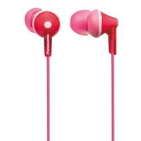 Audífonos in ear sin micrófono Panasonic HJE125PP almohadillas de silicona, conector 3.5 mm, rosado