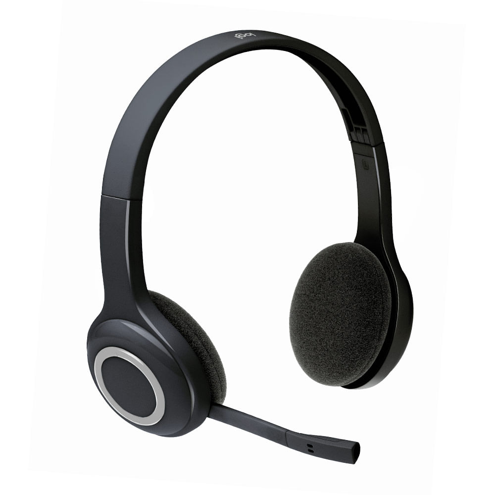 Imagen 1 del producto Audífono Logitech H600 wireless con micrófono, plegable, negro