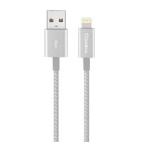 Cable lightning a usb  Coolbox GMobile metal 30 cm plateado