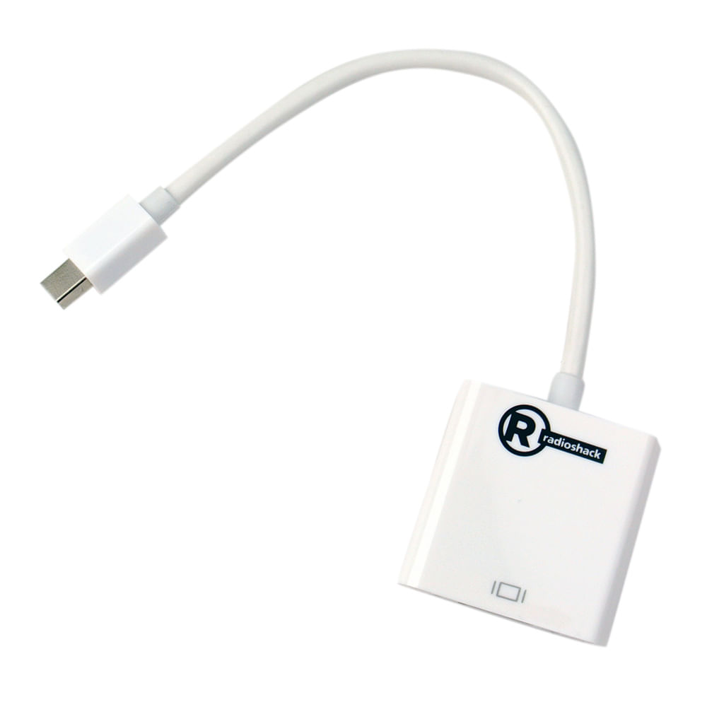 Adaptador Radioshack mini displayport a vga, hembra