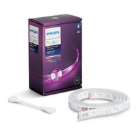 Extensión cinta de luz inteligente LED Philips Hue, conexión zigbee y bluetooth, luz blanca y rgb, 1m