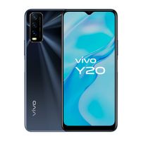 Celular Vivo Y20 64GB, 4GB ram, cámara principal 13MP + 2MP + 2MP, frontal 8MP, 6.51"", negro obsidiana