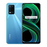 Celular Realme 8 5G, 128GB, 4GB ram, cámara principal 48MP + 2MP + 2MP, frontal 16MP, 6.51"", azul supersónico
