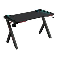 Mesa gaming Xion R5 140, luces led rgb, 140 x 60 x 72 cm