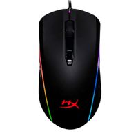 Mouse gamer alámbrico Hyperx Pulsefire Surge, conexión usb, 16000 dpi, 6 botones, luces RGB