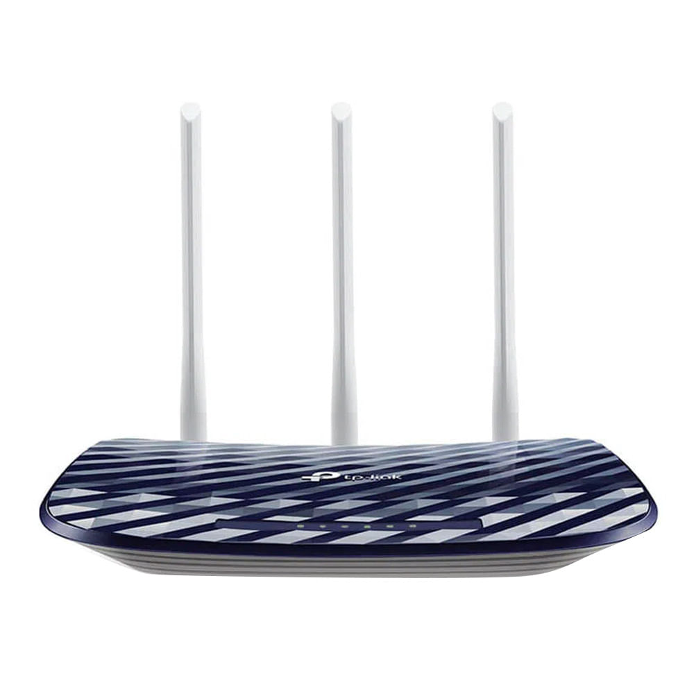 Router TP-Link Ac750 inalámbrico, doble banda, 750 mbps, 4 puertos LAN, 3 antenas