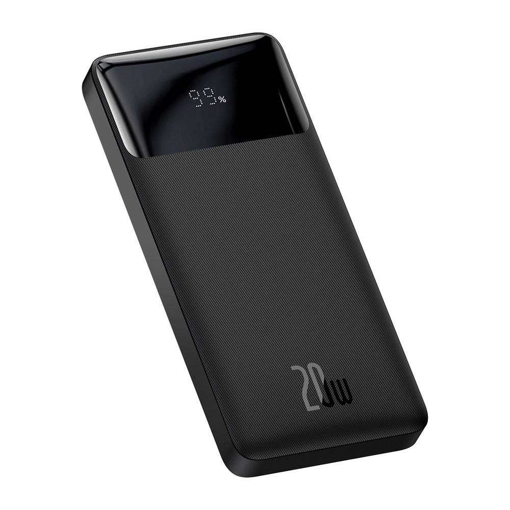 Imagen 1 del producto Batería externa Baseus Bipow Digital carga rápida, 10000 mAh, 20w, negro