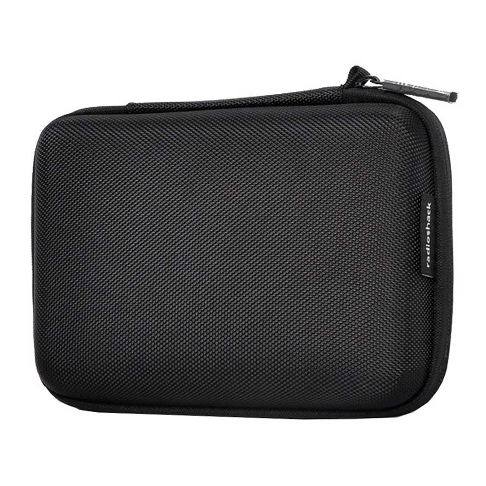 Imagen 2 del producto Estuche pequeño Radioshack multifuncional, semi rígido, ideal para viajes, negro