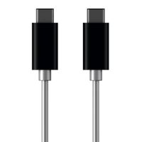 Cable tipo c a tipo c Coolbox 2 m negro