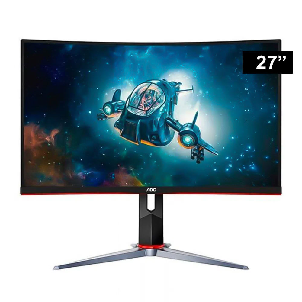 Imagen 1 del producto Monitor curvo gamer 27"" AOC C27G2 FHD 1ms 165Hz FreeSync