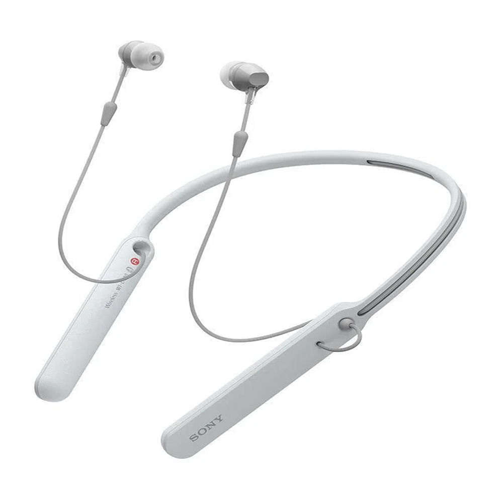 Imagen 2 del producto Audífonos bluetooth in ear Sony WI-C400 NFC, micrófono incorporado, máx. 20 horas, control de música y llamadas, blanco