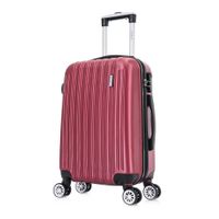 Maleta cabinera Dukap Mopv 20"", 4 ruedas, capacidad 10 kg,  vinotinto monaco