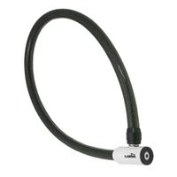 Cable de seguridad Luma Enduro 7338 25mm acero, cierre con bloqueo de disco, negro