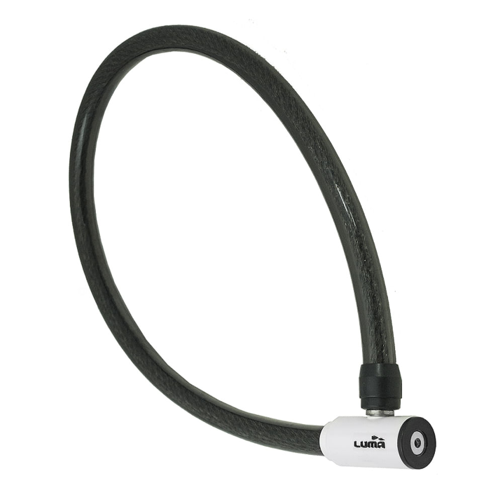 Imagen 1 del producto Cable de seguridad Luma Enduro 7338 25mm acero, cierre con bloqueo de disco, negro