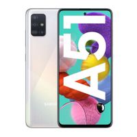 Celular Samsung Galaxy A51 128GB, 4GB RAM, cámara trasera 48MP y frontal 32MP, 6.5"", Octa-Core, blanco