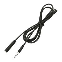 Cable extensor Radioshack 3.5 mm, macho a hembra redondo, 1.8 m