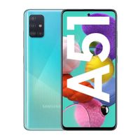 Celular Samsung Galaxy A51 128GB, 4GB RAM, cámara trasera 48MP y frontal 32MP, 6.5"", Octa-Core, azul