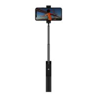 Selfie stick Philips DLK3613N, bluetooth, hasta 77.5cm, aluminio, negro