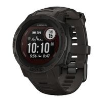 Smartwatch Garmin Instinct Solar, gps, resistente al agua 5 ATM, máx. 24 días, negro