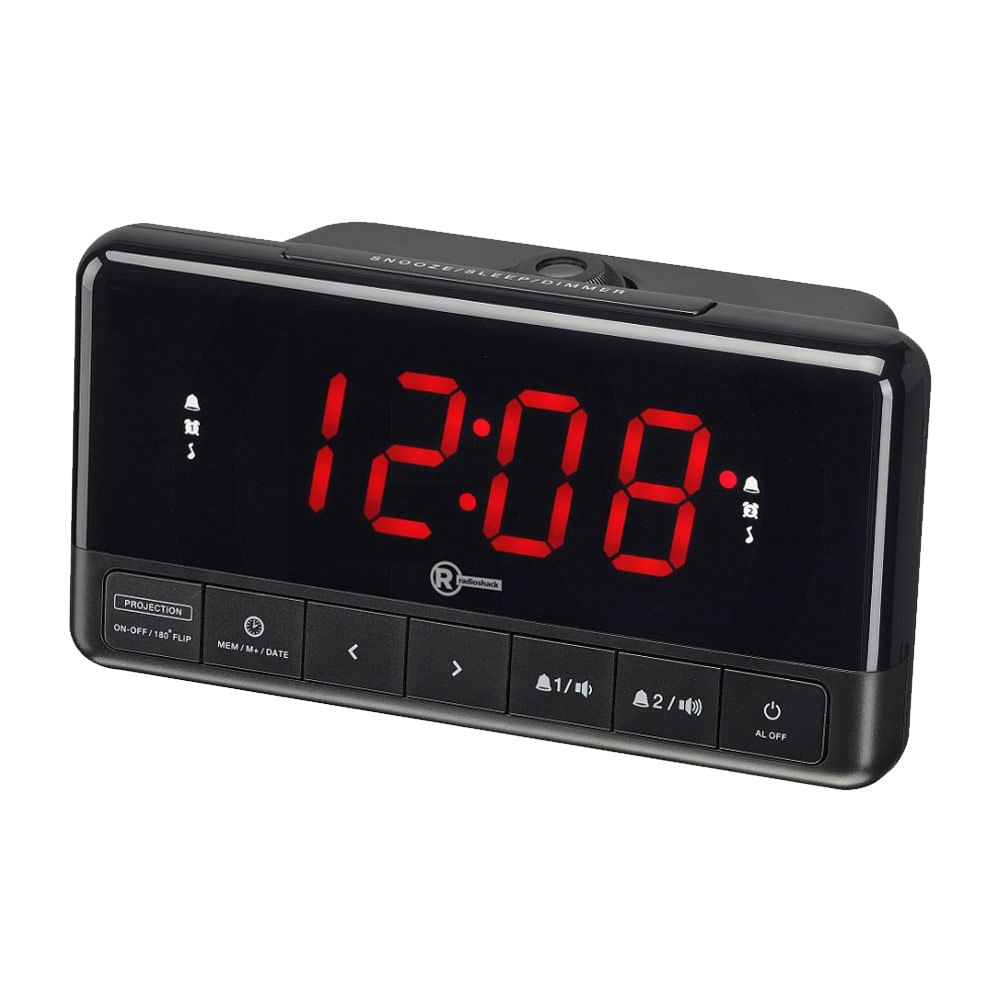Imagen 2 del producto Radio reloj despertador Radioshack 6301862 con proyector