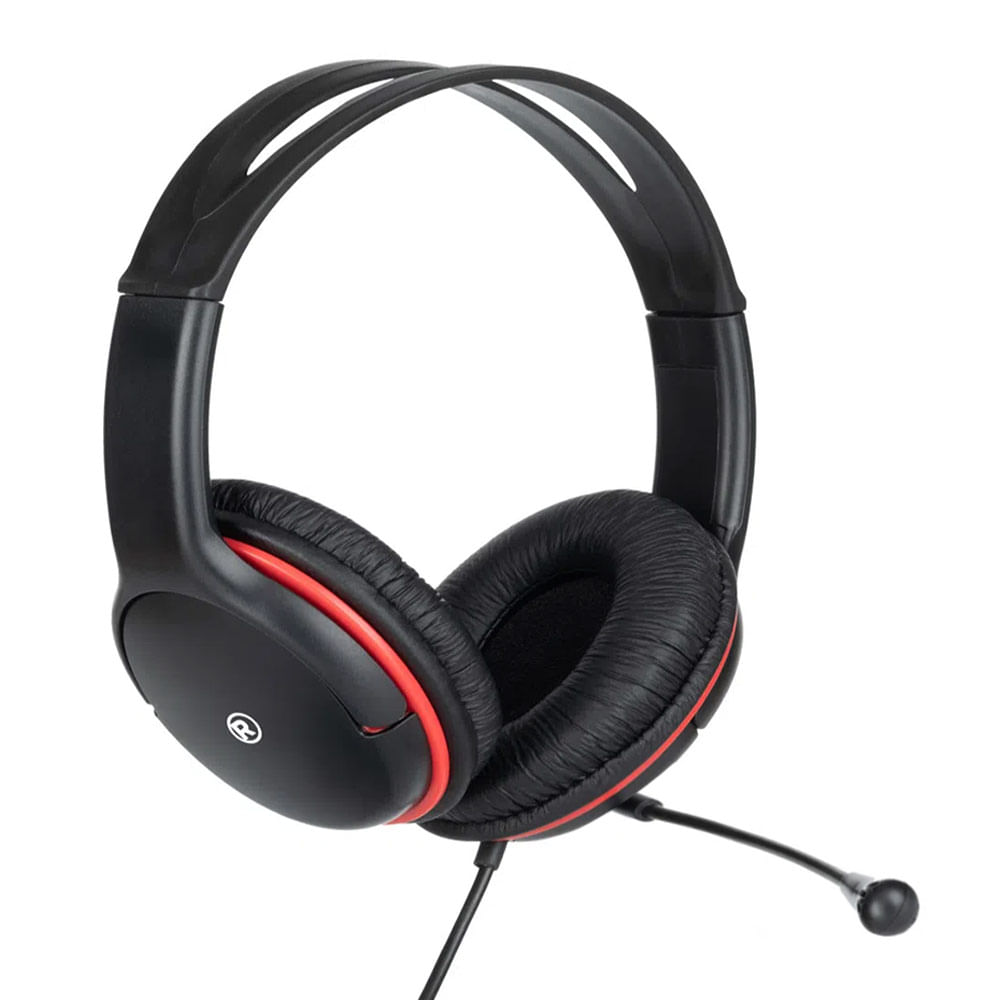 Imagen 2 del producto Audífonos Radioshack con micrófono, sonido estéreo, conexión usb, negro
