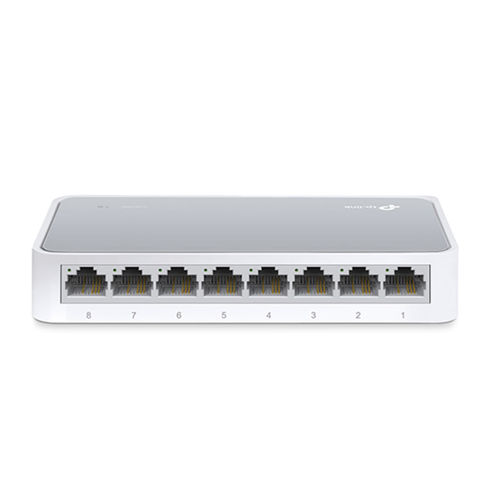 Switch Conmutador Tp Link TL-SF1008D ethernet, 10/100 mbps , 8 puertos LAN, plug and play
