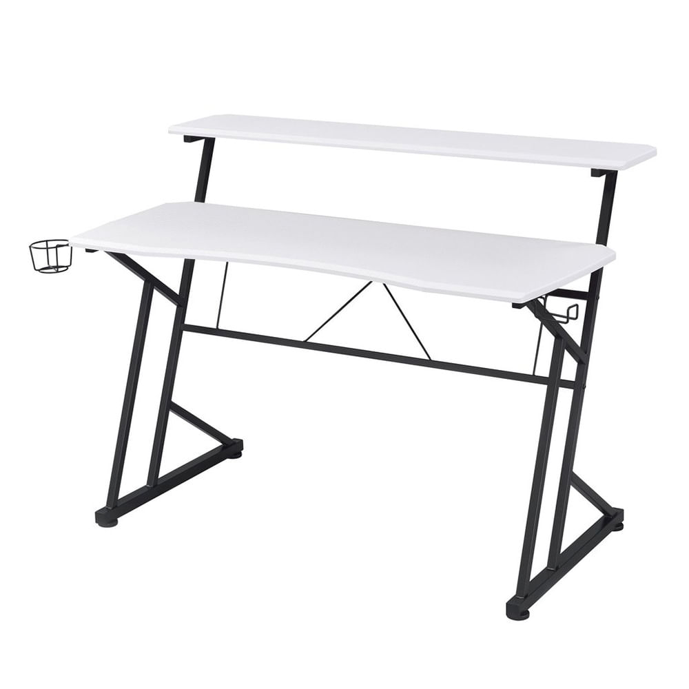 Imagen 2 del producto Mesa gaming Technisport Finn, fibra de carbono,  1 estante ajustable, 119 x 72 x 70 cm