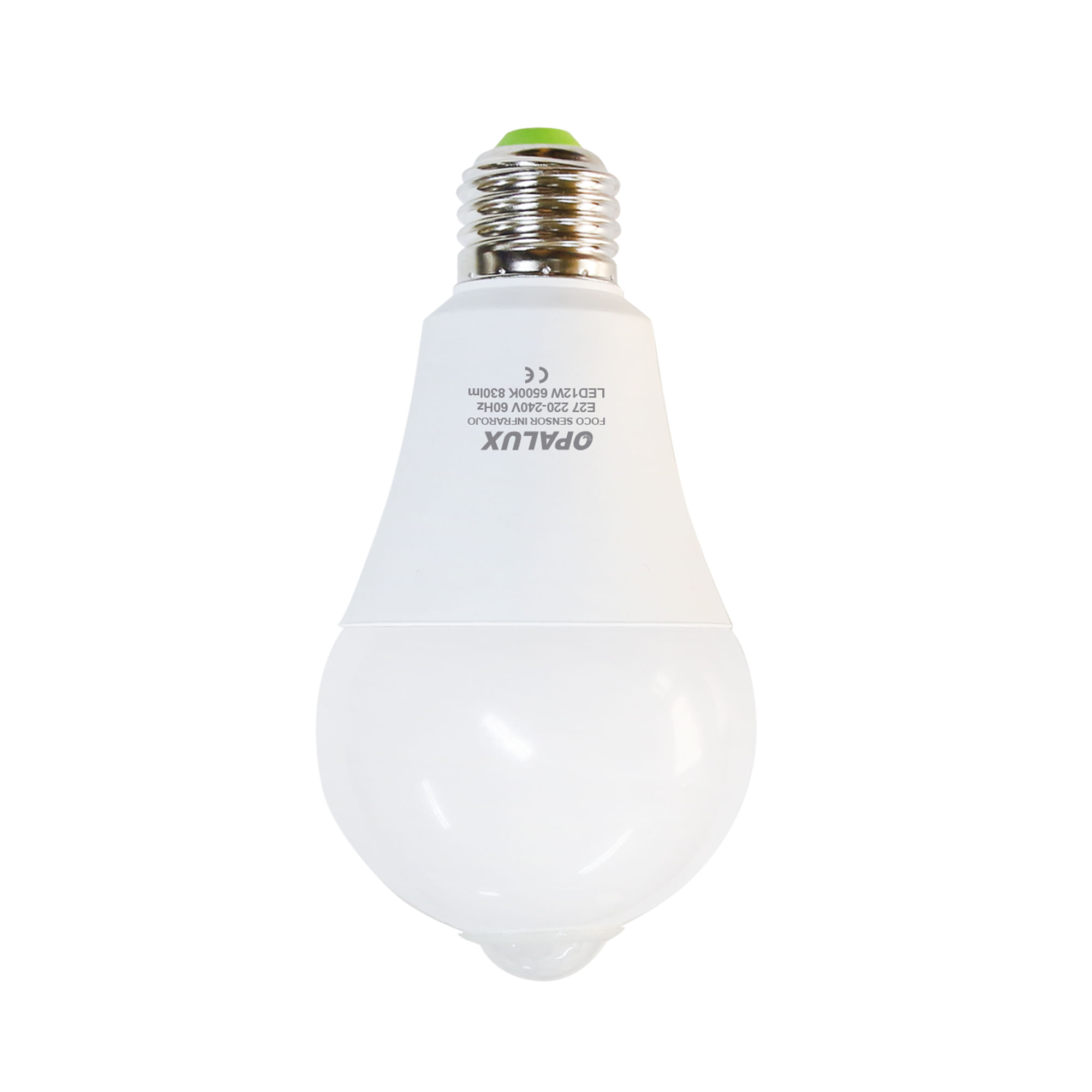 Imagen 2 del producto Foco led Opalux luz blanca con sensor de movimiento, 12w, tipo de bombilla E27