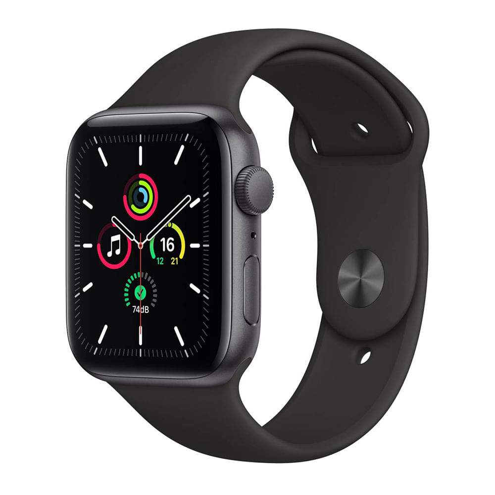 Imagen 1 del producto Smartwatch Apple Watch Series SE gps, resistente al agua, modos deportivos, máx. 18 horas, 40mm, negro