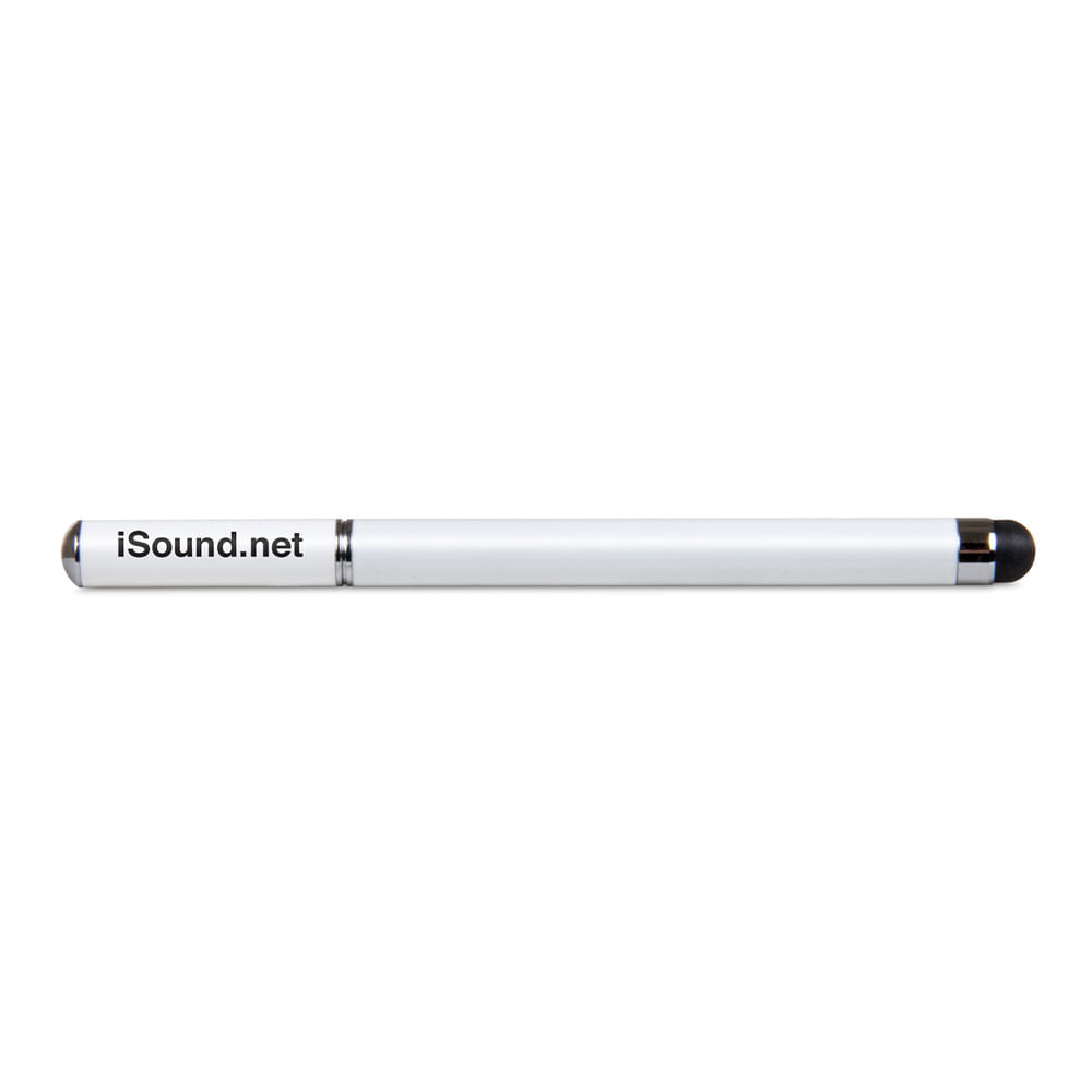 Imagen 2 del producto Lápiz iSound Elite Stylus 2 en 1, función lapicero, iPad y otras pantallas táctiles, blanco