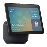 Pantalla inteligente Amazon Echo Show 10 3ra generación, control táctil, control de voz, Alexa, HD, con movimiento, camara, negro