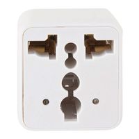 Adaptador universal de viaje Coolbox blanco