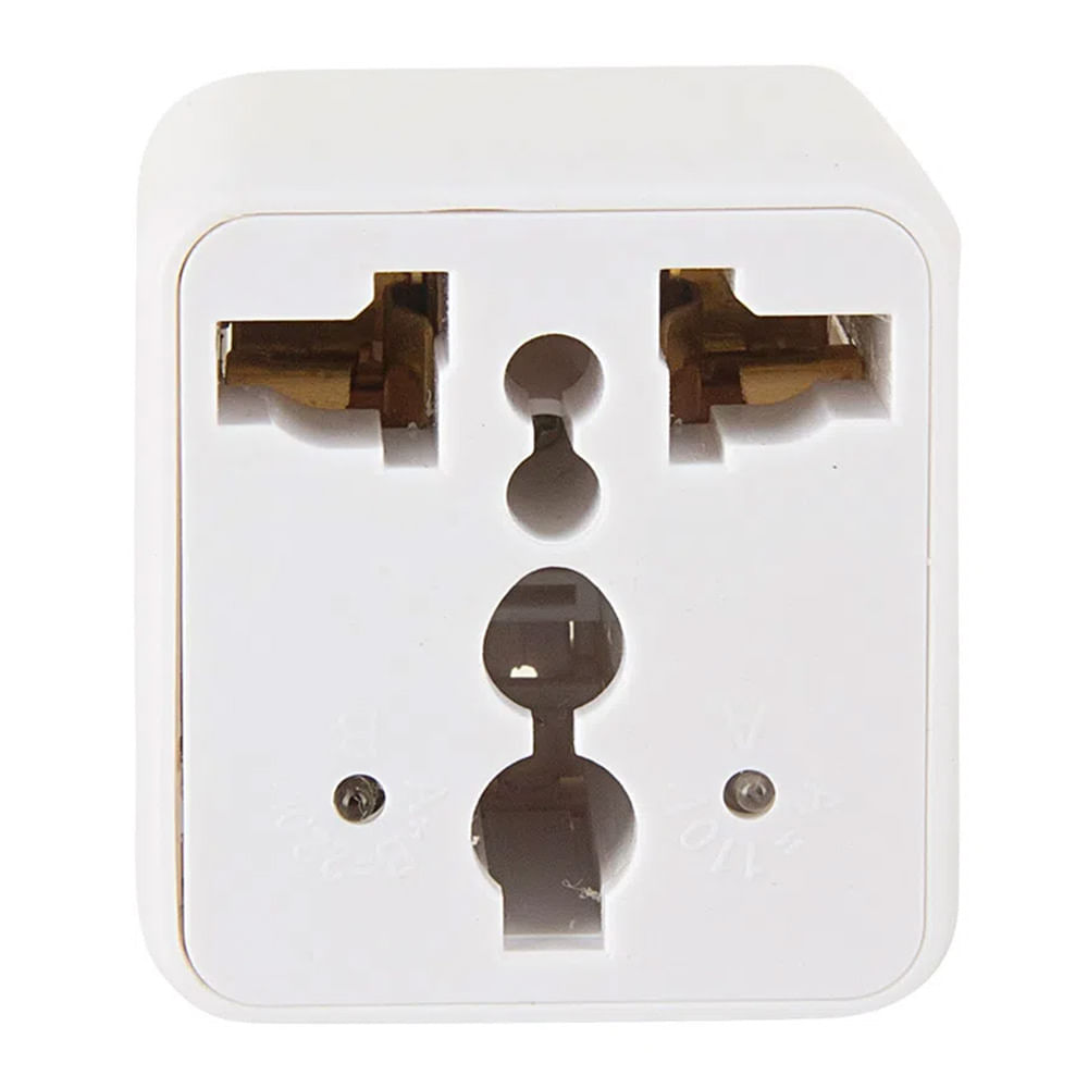 Imagen 1 del producto Adaptador universal de viaje Coolbox blanco