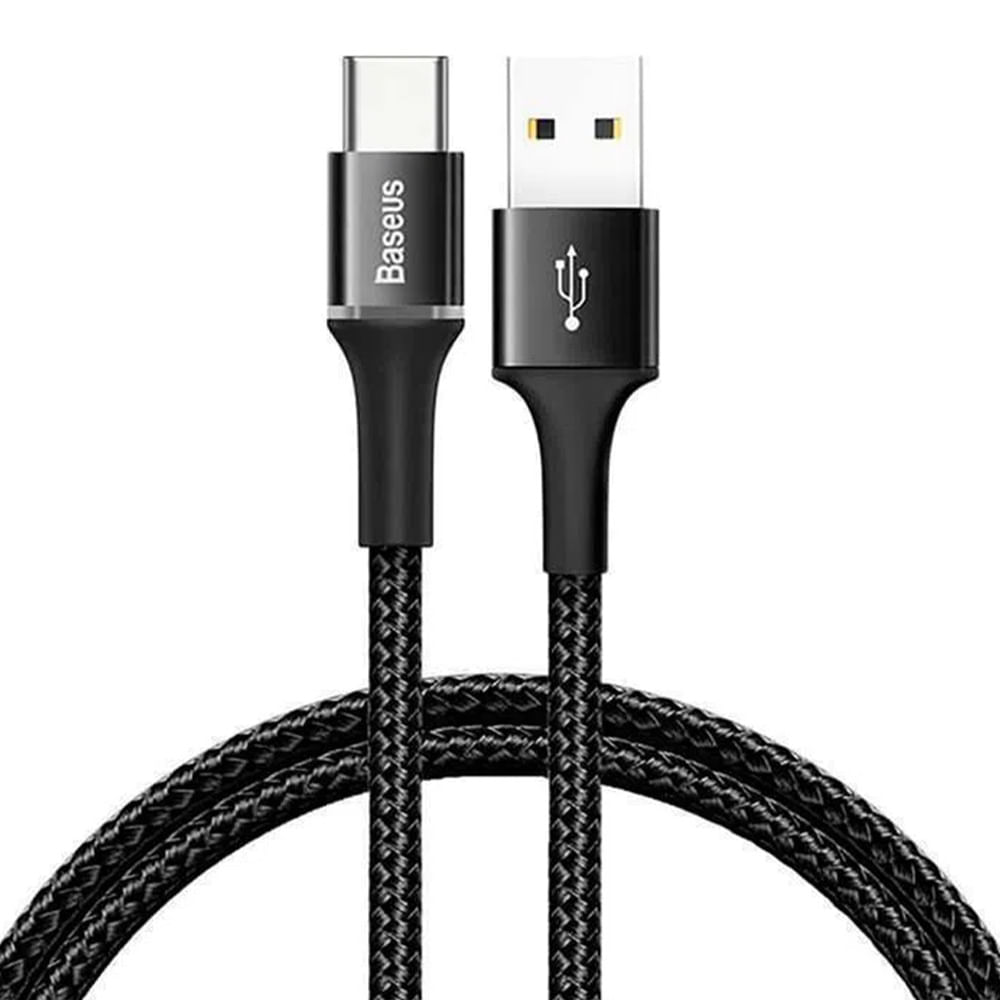 Imagen 1 del producto Cable micro usb a usb Baseus Halo Data 3A luz led 1 m