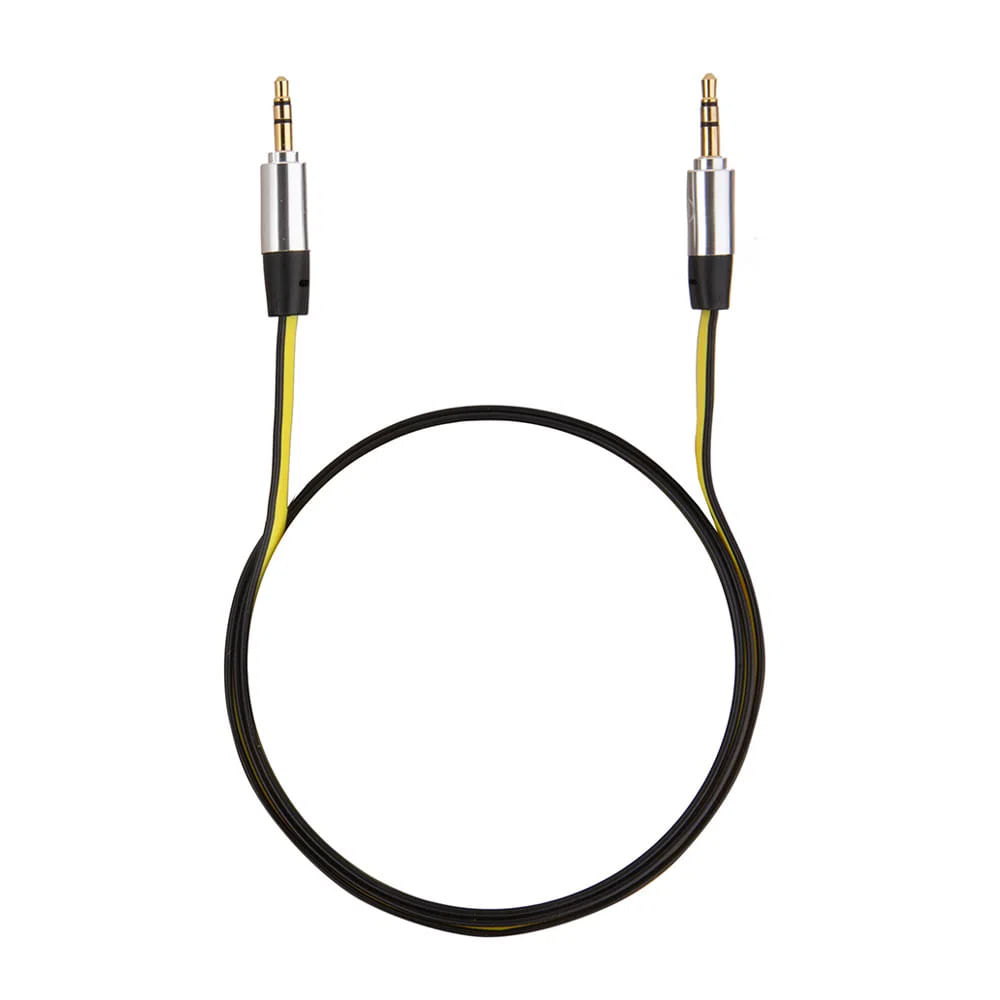 Imagen 2 del producto Cable plano Radioshack 3.5 mm, metálico, 1.8 m amarillo