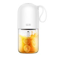 Mini licuadora portatil Deerma DEM-NU11, 4 cuchillas, diseño ligero, blanca