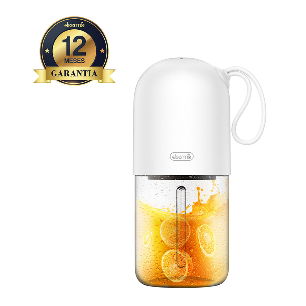 Imagen 2 del producto Mini licuadora portatil Deerma DEM-NU11, 4 cuchillas, diseño ligero, blanca
