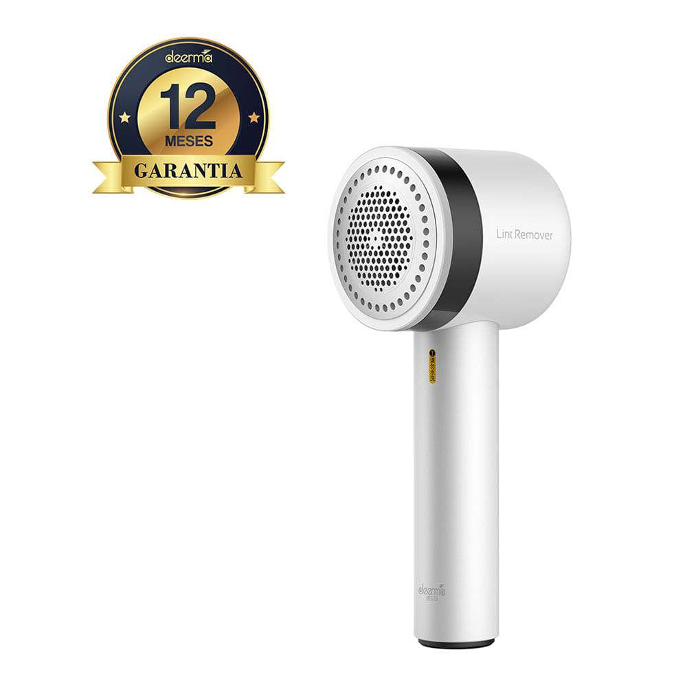 Imagen 2 del producto Removedor de pelusa Deerma DEM-MQ811Y recargable, mango adhesivo, blanco