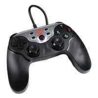 Mando Radioshack Invader alámbrico, usb, compatible con PC, PS3, Xbox 360 y android