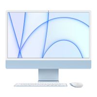 iMac Apple 24"" pantalla retina 4.5K, M1 8-core CPU, 7-core GPU, 256GB ssd, 8GB ram, macOS, azul