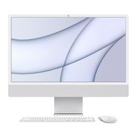 iMac Apple 24"" pantalla retina 4.5K, M1 8-core CPU, 7-core GPU, 256GB ssd, 8GB ram, macOS, plateado
