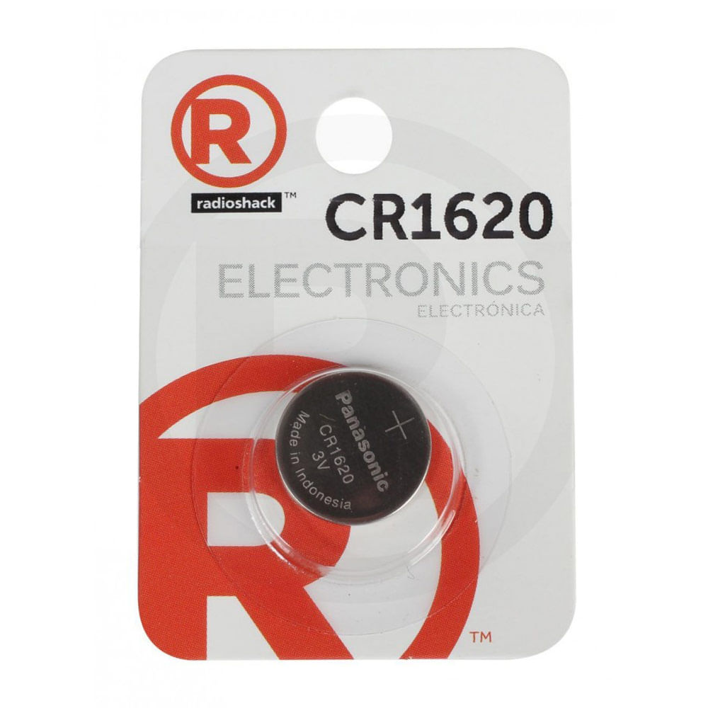 Batería de litio Radioshack Cr1620 3v