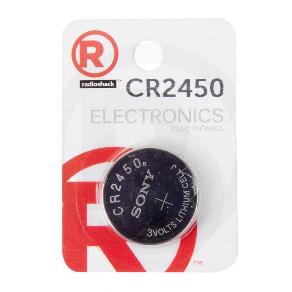Batería de litio Radioshack Cr2450 3v